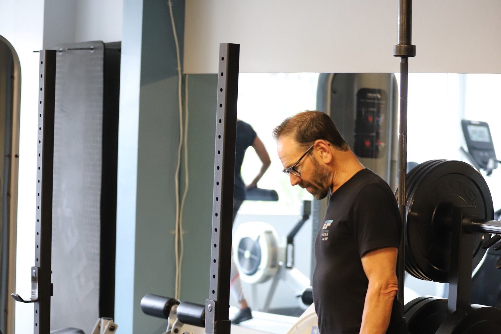 Functional training with dumbbells in the Executive Fitness studio