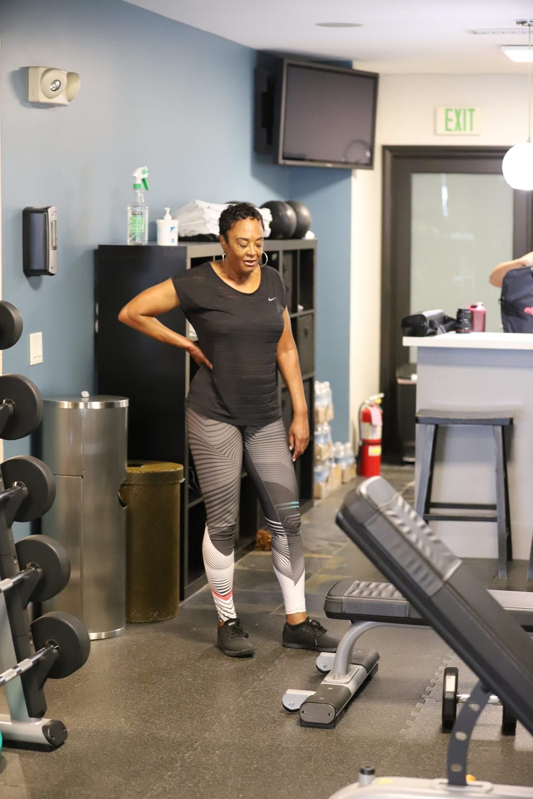 Executive client lifting in the private Long Beach studio